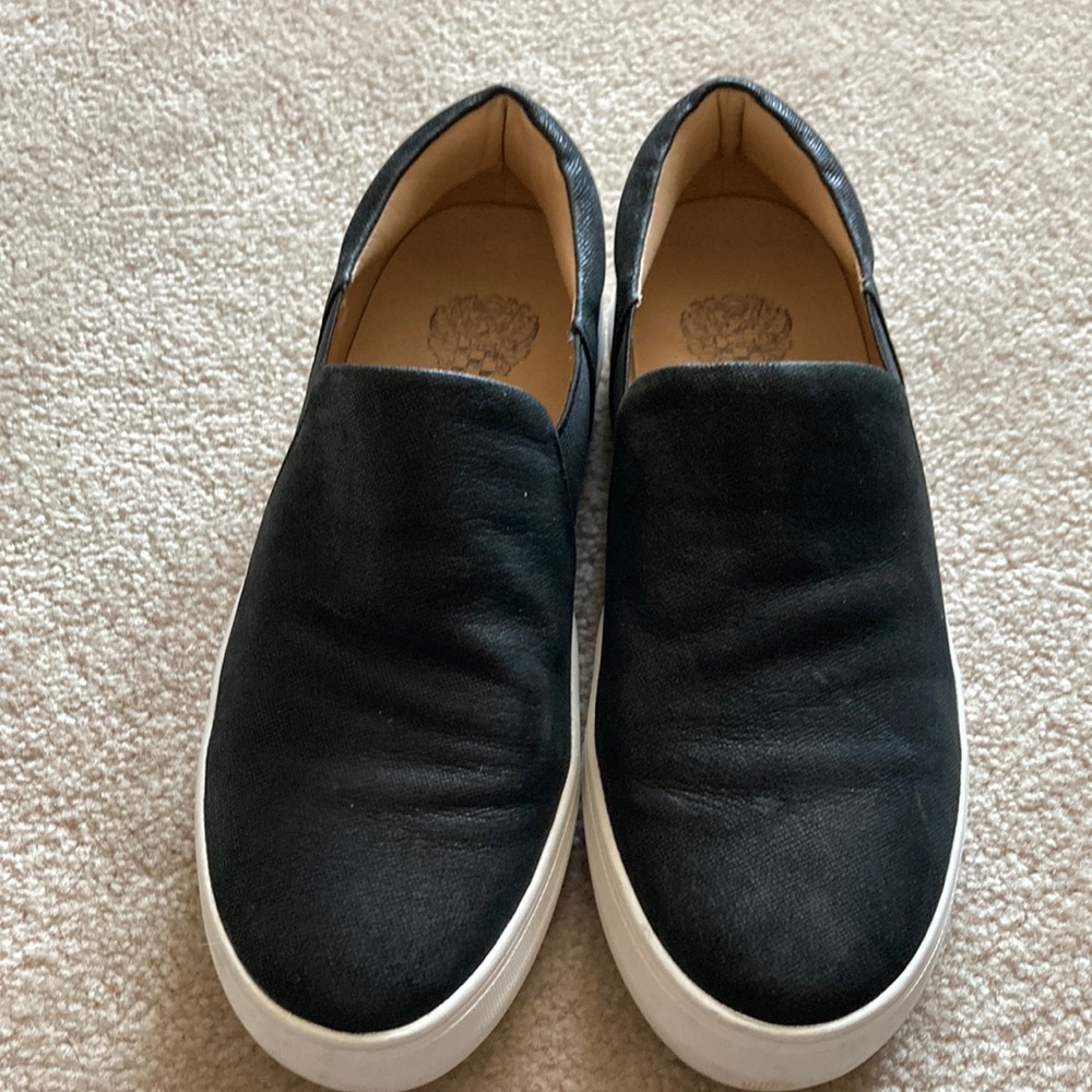 Vince Camuto leather upper slip on